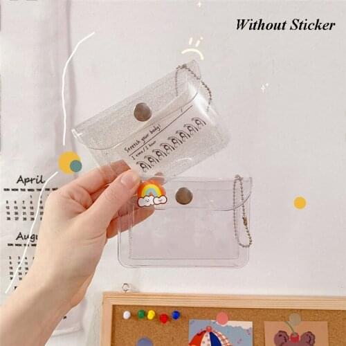 PVC Photo Album Shiny Photocard Holder Scrapbook Album Organizer Case Fashion ID Card Holder Collect Book Album For Coins