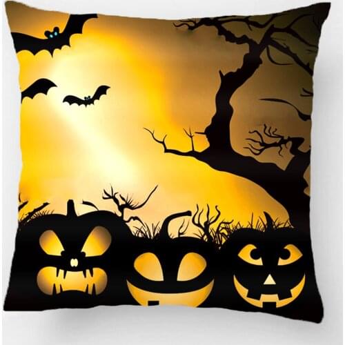 Halloween Night Throw Pillow Case Decorative Cushion Cover Pillowcase Customize Gift High-Quality By Lvsure For Car Sofa Seat