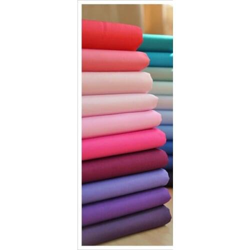 New 24x24cm Bundle SOLID color PINK PURPLE Cotton Patchwork Fabric Woven home Textiles Breathable Dress Fabric Patchwork FOR sew