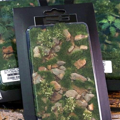 Simulation Lawn Model DIY Diorama Military Scenery Series Landscape Model Train Layout Sand Table Materials Finished Product