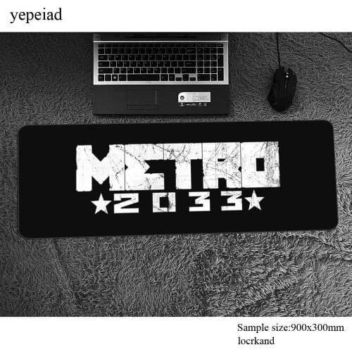 Metro 2033 mouse pad New arrival mousepads best gaming mousepad gamer locked edge large personalized mouse pads keyboard pc pad