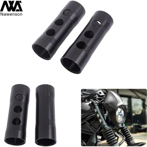 Motorcycle Front Fork Cover Aluminum Upper Fork Boot/Gaiters Pipe Protector for CMX300/CMX500 Rebel 2017-2021