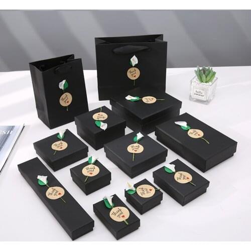 Mutlisize Calla Lily DIY Jewelry Organizer Storage Gift Box Necklace Earrings Ring Necklace Bracelet Display Gift Packaging Box