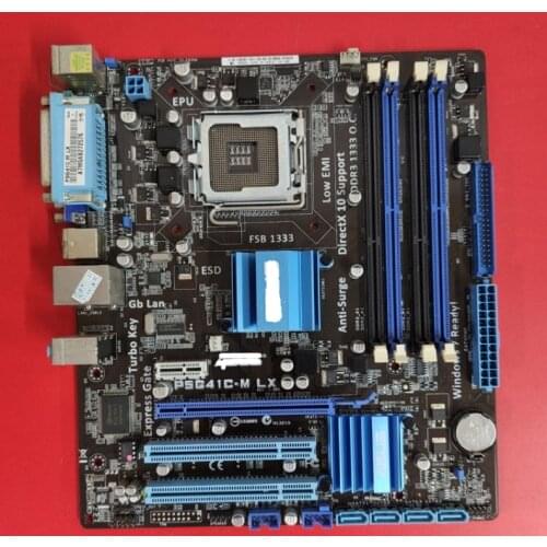 ASUS P5G41C-M LX original mainboard LGA 775 DDR3 DDR2 USB2.0 8GB G41 used desktop motherboard