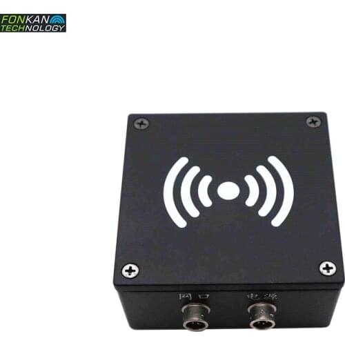 RS232 and RJ45 port industrial passive card reader small size 100*100mm UHF RFID integrated reader