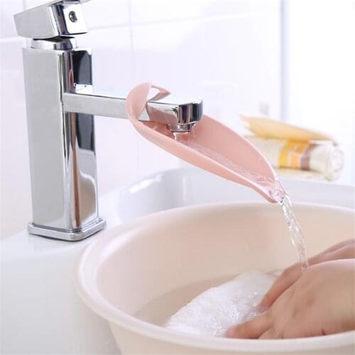 1PC Silicone Faucet Extender Toddler Kids Water Reach Faucet Rubber Hand Washing Bathroom Accessorie Kitchen Gift Household Tool