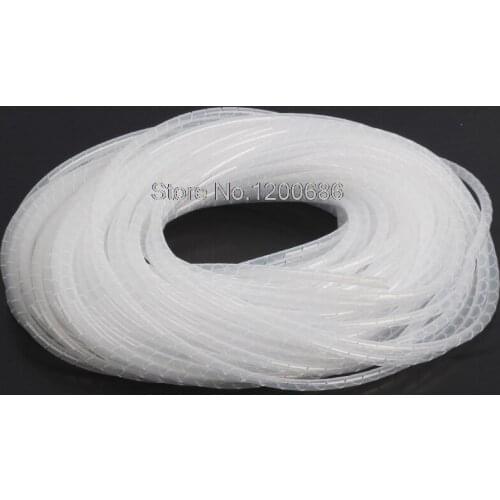 Spiral Band Banding Wrap Sleeving Tubing Cable Sleeve Wire Protection Spiral cable sleeve OD 4/6/8/10/12/14/16/18MM