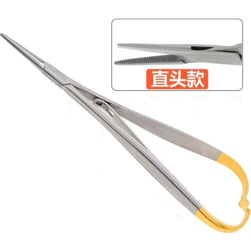 Dental Orthodontic Mathieu Needle Holder Standard 14cm Extra Fine Beak Forceps Plier Surgical Instruments Dental Laboratory Equi