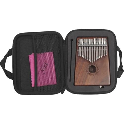 IRIN Shockproof Kalimba Case Thumb Piano Bag Mbira Box Water-resistant with Gloves Finger Stall Keyboard Instruments Accessories