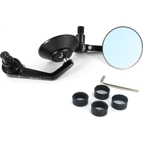 Fit For Yamaha MT-07 2013 2014 2015 2016 2017 2018 2019 7/8" 22mm Universal Bar End Mirrors Handle Bar Rearview Side Mirror