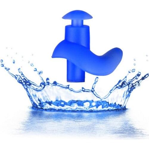 1 Pair Waterproof Swimming Professional Silicone Swim Earplugs Soft Anti-Noise Ear Plug for Adult Children Swimmers Ears Clips