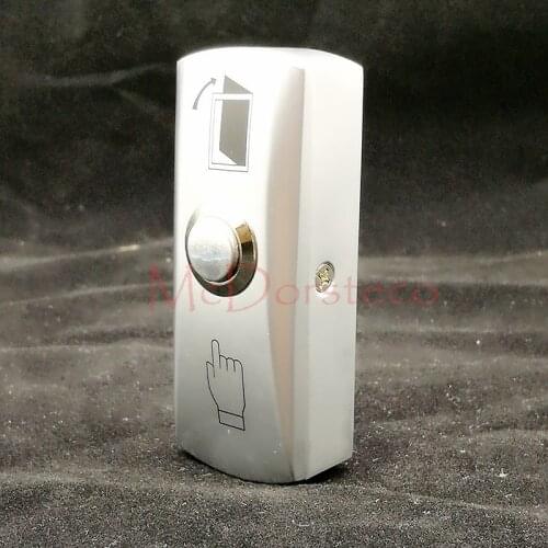 10pcs 12v Access control exit button door open exit switch door release with stainless steel exit Button for access control