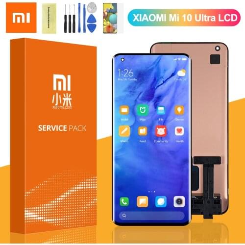 100% Original 6.67" LCD Replacement For Xiaomi Mi 10 Ultra LCD Display Touch Screen Digitizer Assembly Mi 10 Ultra M2007J1SC lcd