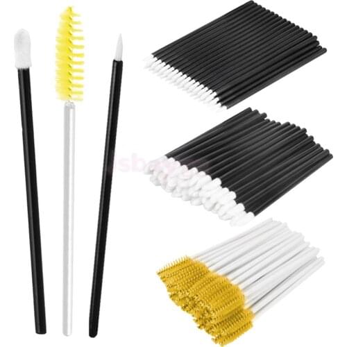 150 Pieces Disposable Lip Eyeliner Eyelash Mascara Brushes Makeup Tools Kits