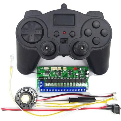 16 Channel 2.4G Remote Control Transmitter + Receiver Board Control Panel 12V Controller DIY for RC Car/Ship/Excavator