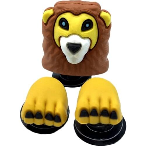 2-3pcs/set Cool Dragon Lion Dolphin Bear 3D Shoe Charms Shoe Accessories Buckles Snake Decorations Kids Gift