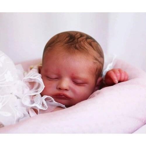 20Inch Doll Reborn Kit Popular Limited Edition Chase Sleeping Baby Unfinished Doll Parts DIY Silicone Sets