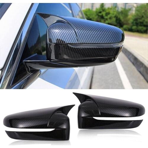 Car styling Carbon fiber for BMW G20 G28 2020 rearview mirror Shell frame door Horn decoration Covers Stickers Auto accessories