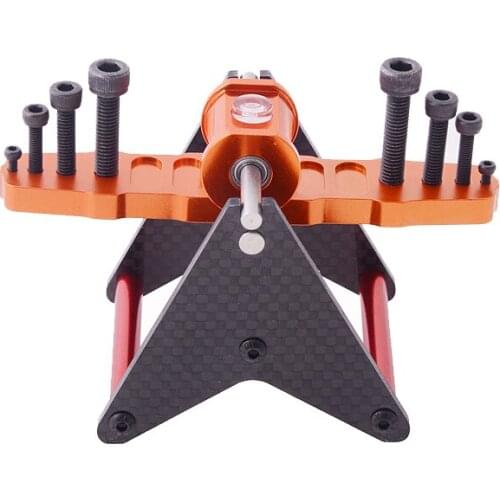 Blade Propeller Balancer for 250 450 500 600 700 RC Helicopter Multirotor e Orange and black