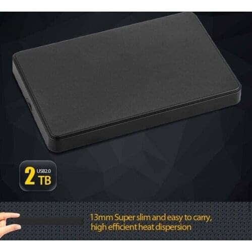 Slim 2.5inch USB 2.0 HDD 3.0 HDD Case Hard Driver 2TB 3TB SATA External Box Disk Case HDD Docking Station