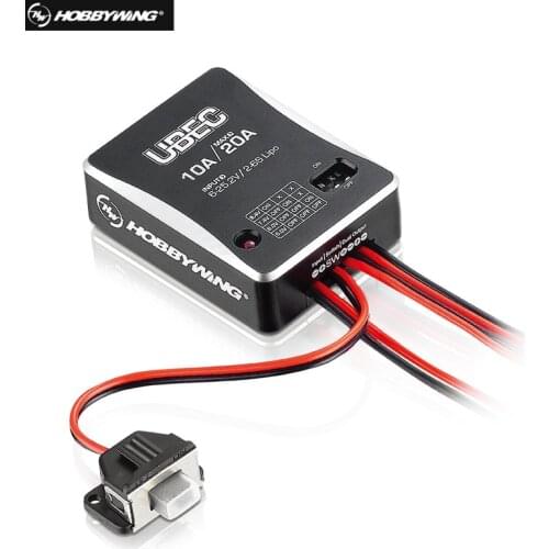 Hobbywing 10A 2-6S UBEC Module UBEC-10A External Switching Mode DC-DC Regulator