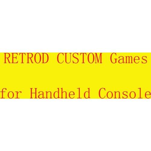 Custome game for 32bit 369 in 1 games for handheld game player/console