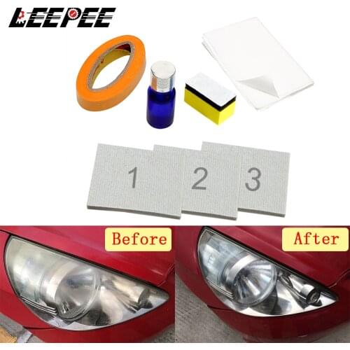 LEEPEE Restores Clarity Headlamp Polishing Anti-scratch Headlight Restorstion Kit DIY UV protective For car head lamp lense