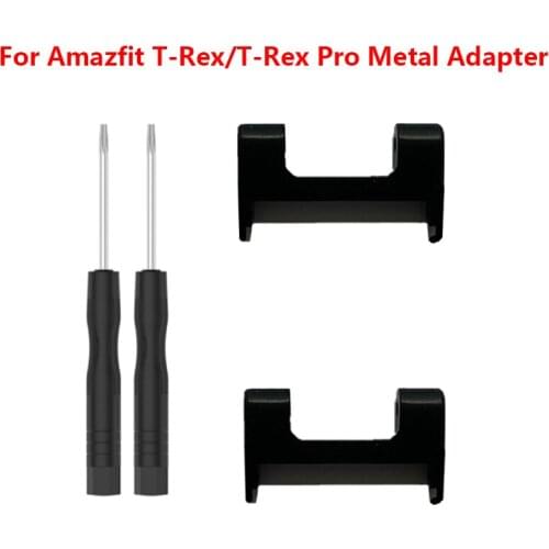For Amazfit T-Rex T Rex Pro Adapter Metal Stainless Steel Lugs Smart Watch Strap Connecting Screwdriver Accessories Dropshipping