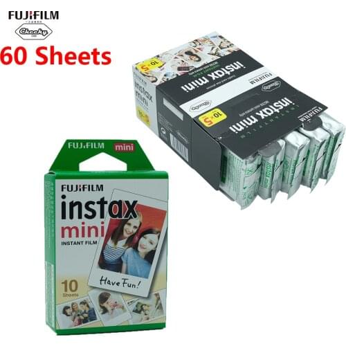 Fujifilm instax mini Film 10-60 Sheets Fuji 9 8 films white Edge films for instant mini 9 8 7s 25 50s 9 90 specially designed
