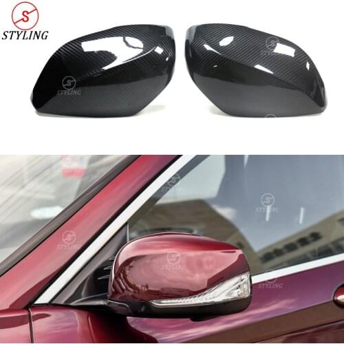 QX50 Dry Carbon mirror cover For Infiniti QX50 Rear Side View cap Mirror Cover add on style 2016 UP