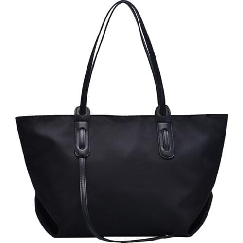 Large Capacity Women Shoulder Bag Fashion School Bag for Girl Oxford Leather Women Shoulder Bags Waterproof Casual Women Handbag