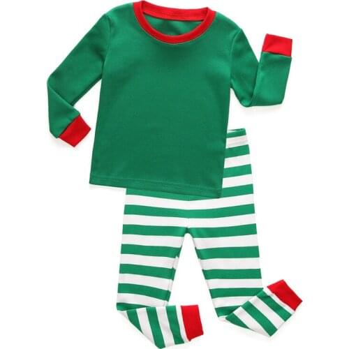 Unisex New Kids Sleepwear Pyjamas Children Casual Stripe Pijamas Home Clothing for Boys Long Sleeve Suit Spring Clothing