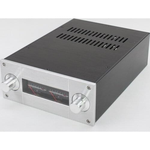 WA53/ All aluminum/vu meter/ Pre-stage/ tube amplifier /amplificador audio /hifi/diy case (without header)