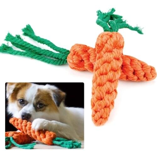 1 Set Pet Carrot Shaped Toys Dog Teeth Grinding Supplies Interactrive Cute Food Grade Pet Teeth Cleaning Supplies