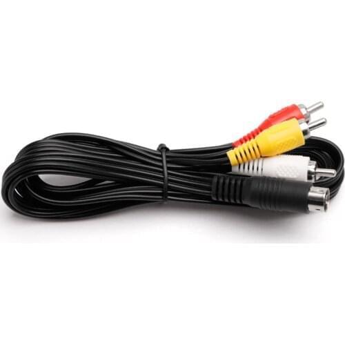 10 Pcs 1.8M 6 Ft RCA Composite AV Cable for SEGA Genesis 2 & 3