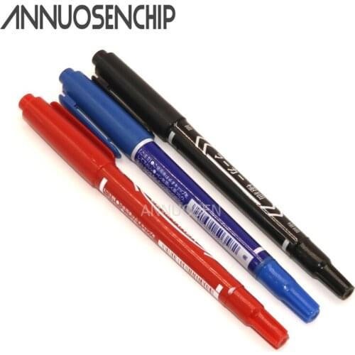 5PCS CCL Anti-etching PCB Circuit Board Ink Marker Double Pen For DIY PCB Repair CCL Printed Circuit Diagram