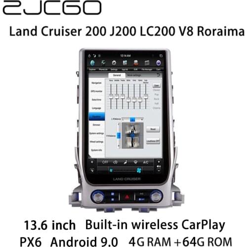 Car Multimedia Player Stereo GPS DVD Radio Navigation Android Screen for Toyota Land Cruiser 200 J200 LC200 V8 Roraima 2015~2020