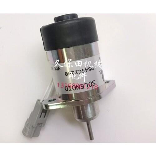 Free shipping Excavator D2.6 Engine Flame out Solenoid Valve Conduit Assembly Accessories for 55D