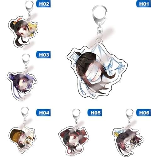 Hot TV Opera Mo Dao Zu Shi Keychain Cartoon Grand-Master Of Demonic Holder Fashion Cultivation Keyrings Jewelry Christmas Gift