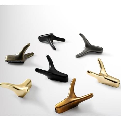 Black Horn Coat Hook Creative Coat Hook Cabinet Door Wardrobe Coat Hook Wall Hook Home Wall Hook