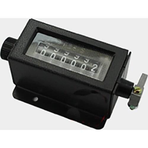 D94-S 6-digit Counters Pull Mechanical Counter Clockwise Rotation Manual Reset Industrial Revolution Table 0-999999