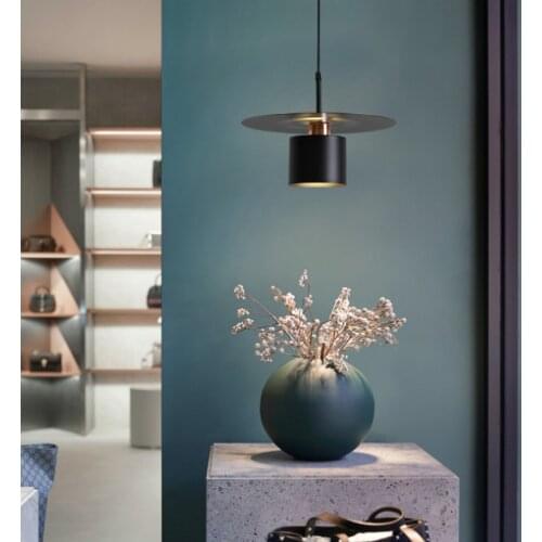 Danish Chandelier Restaurant Lamp Nordic Simple Modern Metal Creative Ins Bar Restaurant Bedroom Bedside Small Chandelier