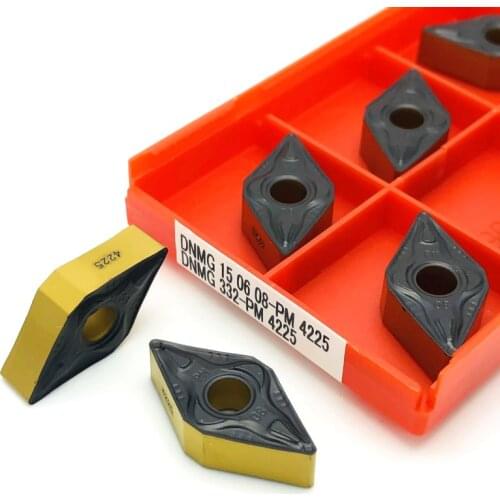 DNMG150608 PM 4225 carbide tools CNC lathe cutting tool DNMG 150608 metal turning tools Turning Inserts DNMG 150604 carbide tool