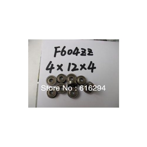 F604ZZ flange bearings 4*12*4mm ABEC-5 10PCS F604ZZ bearings--- free shipping
