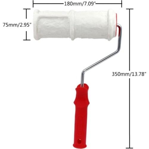 Brick Pattern Paint Roller Wall Decoration Brush Imitate Stone Texture Rolling