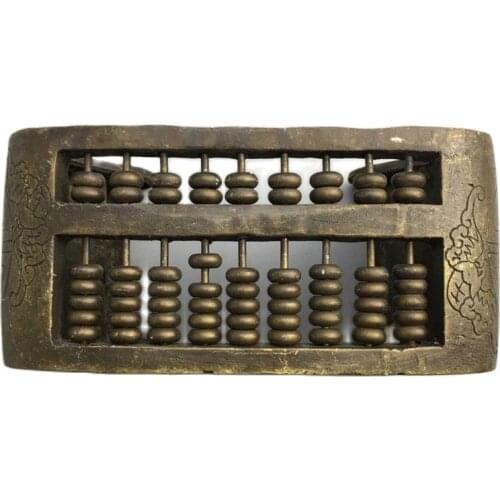 Chinese Old Copper Collection Pure Copper abacus
