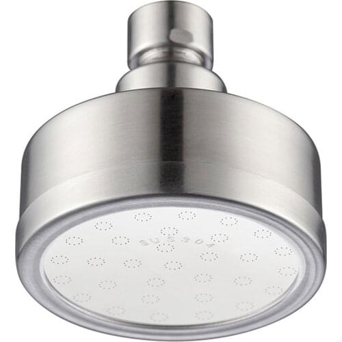 Stainless Steel Round Shower Head Pressurized Water Saving Shower Detachable Can Be Cleaned Shower Bathroom Accessories