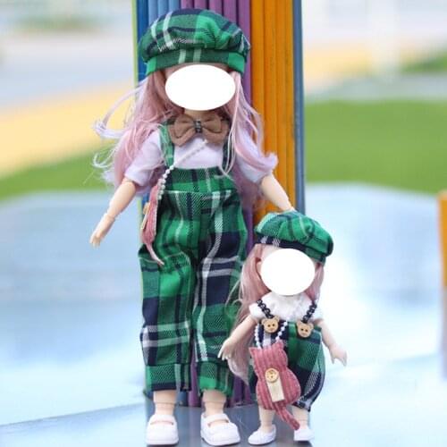 16/30cm BJD Doll Clothes Accessories 6 Points 8 Points Doll Parent-child Clothes Dress Up Set Fat Doll Can Wear Girl Toy Gift