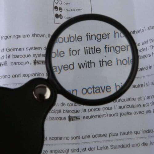 Multi Tool Folding Mini Pocket Magnifier Glass Lens Diameter Outdoor Camping Make Fire Offices spaper Tools Survival Kit