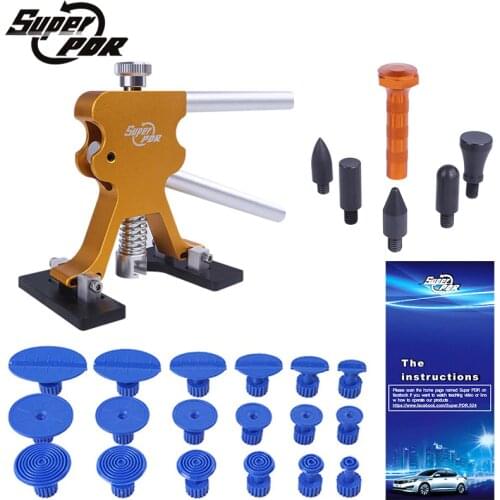 Super PDR Tool Set Paintless Dent Repair Tools Kit Auto Puller Suction Cup Car Body Dent Damage Repair Tools PDR Hand Tools Set